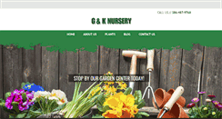 Desktop Screenshot of gnknursery.com